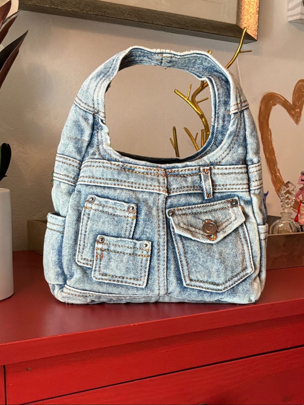 Zara Denim Handbag